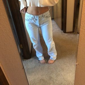 Vintage light wash Levi’s jeans